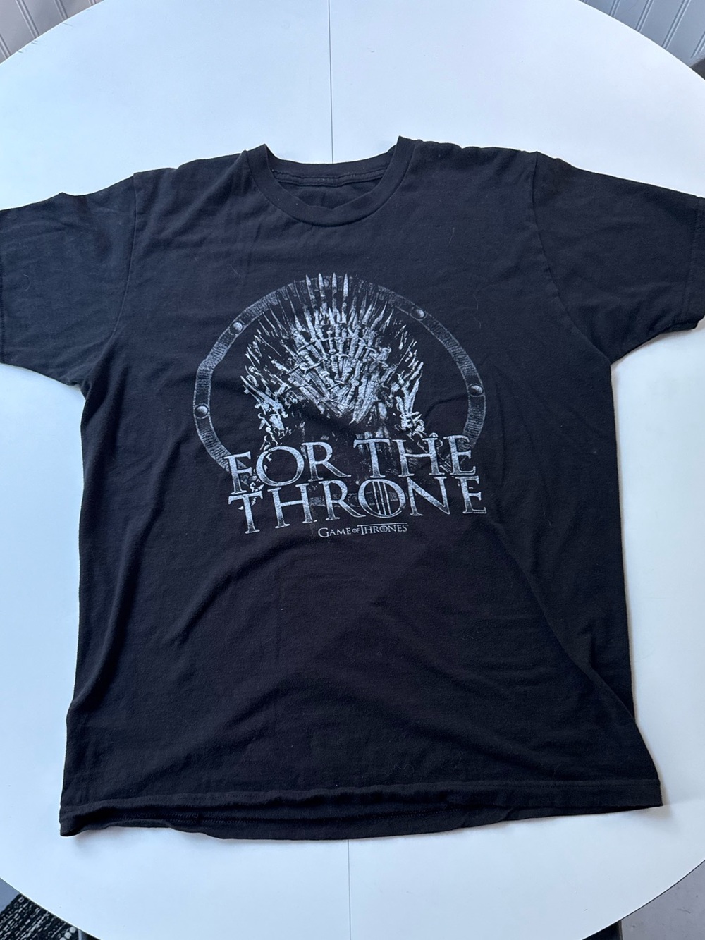 Game of Thrones "For The Throne" Black Graphic Tee
